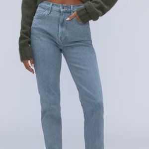 Everlane Original Cheeky Jean - Stonewashed Sky - Size 27R